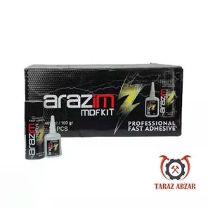 چسب 123 آرازیم 400 میل arazim کارتن 25 عددی