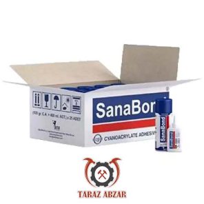 چسب 123 سناباند SanaBond حجم 400 میلی لیتر کارتن 25 عددی