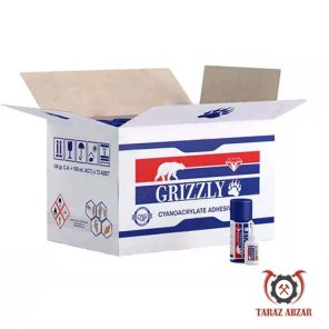 چسب 123 گریزلی 100 میل کارتن 24 عددی