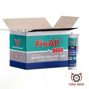 چسب سیلیکون (آکواریوم) فیکسال FixAll کارتن 24 عددی