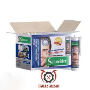 چسب سیلیکونی بیرنگ اشنایدر مدل S00 حجم310میل