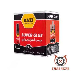 چسب قطره ای رازی 3 میل کارتن 144 عددی