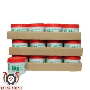 چسب چوب نیم کیلویی وفا بسته 36 عددی